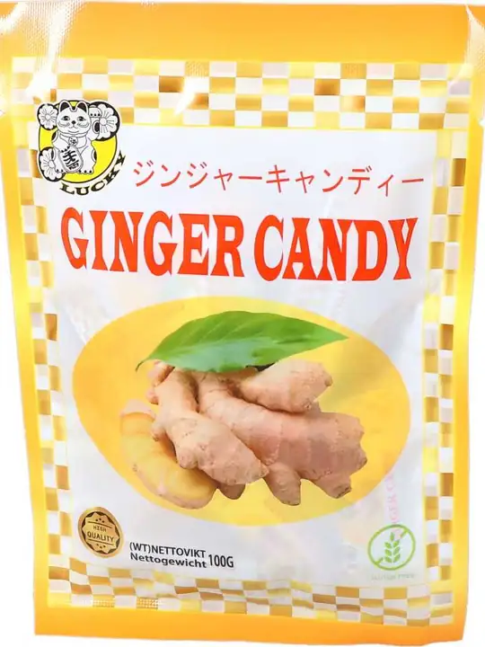 Lucky Katt Godis Ingefära 100g *påse ✖ 60