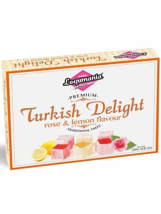 Loqumania Turkisk Delight - Ros- & Citronsmak 250g ✖ 15
