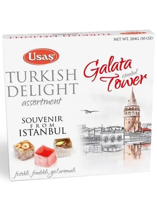Usas Turkisk Delight - Pistage-, Hasselnöts- och Rosensmak 284g ✖ 12