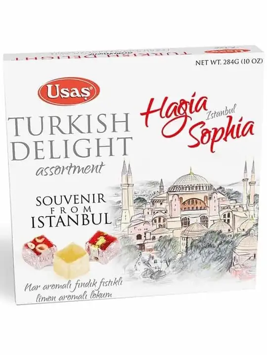 Usas Turkisk Delight - Granatäppel-, Hasselnöts-, Pistage- och Citronsmak 284g ✖ 12