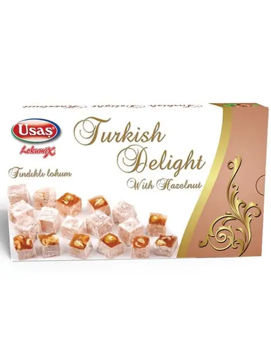 Usas Turkisk Delight - Hasselnöt 350g ✖ 12