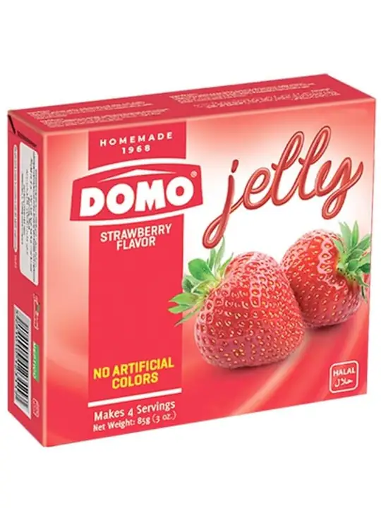 Domo Jordgubb Gele Dessert 85g ✖ 72