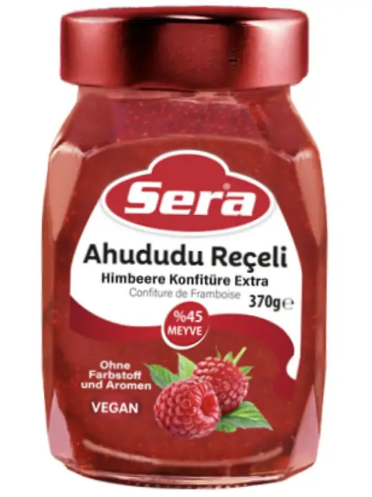 Sera Hallonsylt (45% Frukt) 370g ✖ 12