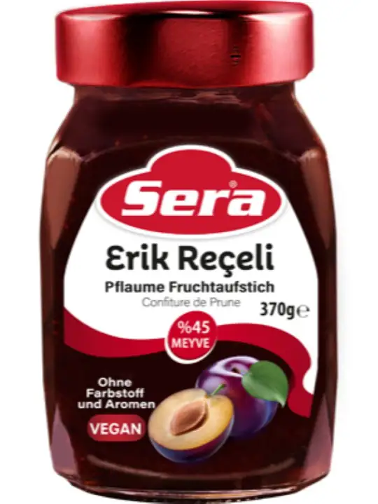 Sera Plommon Sylt (45% Frukt) 370g ✖ 12