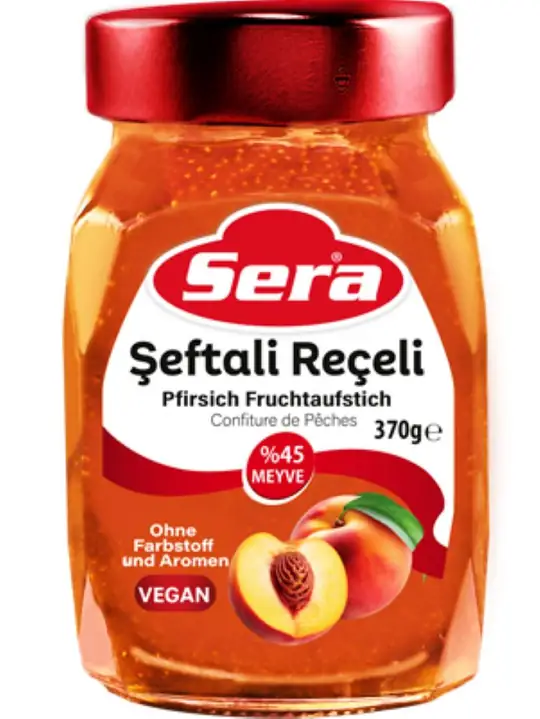 Sera Persikomarmelad (45% Frukt) 370g ✖ 12