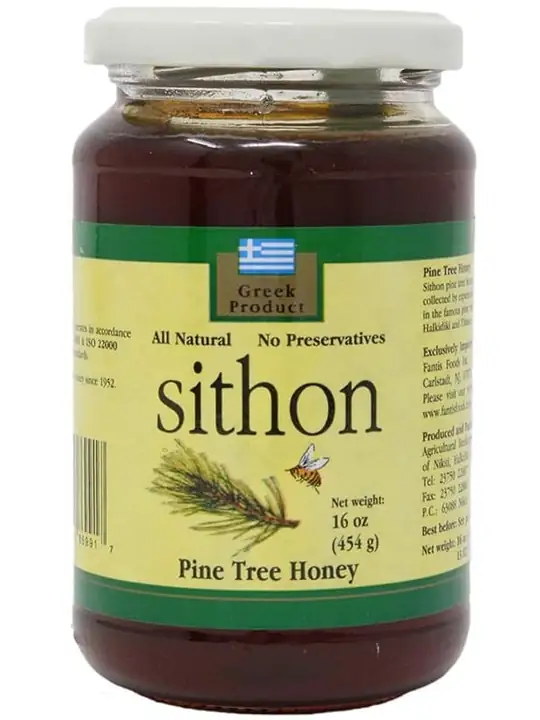 Sithon Honey Grekisk Pinjeträdshonung 450g ✖ 12