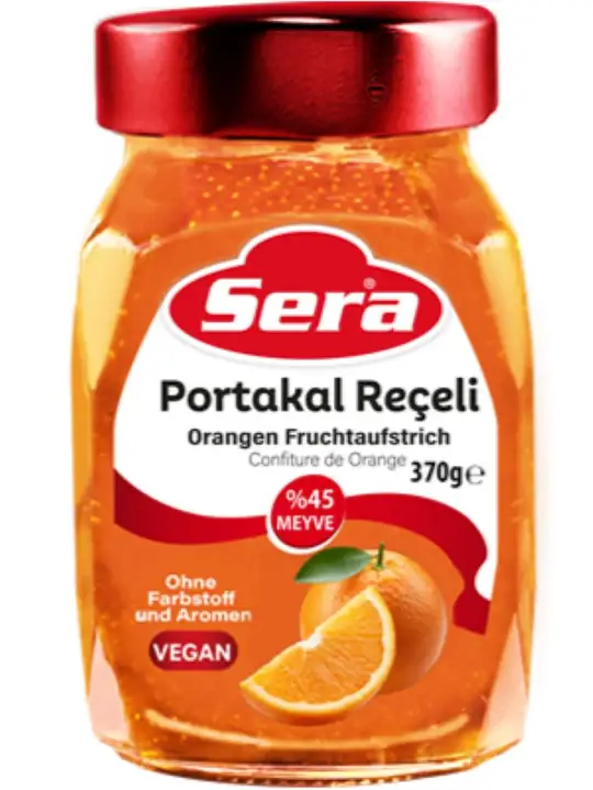 Sera Apelsinsylt (45% Frukt) 370g ✖ 12