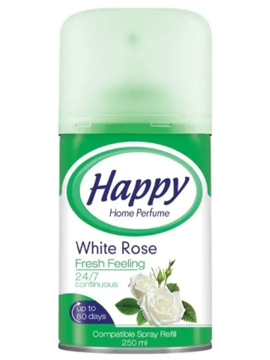 Happy Luftfräschare Spray White Rose 250ml ✖ 12
