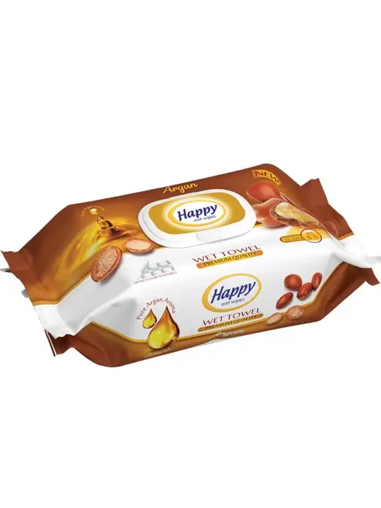 Happy Våt Servetter Argan Doft Family Pack 102Pcs ✖ 24