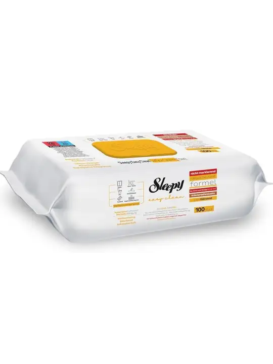 Sleepy Easy Clean Yt-rengöringsservetter (Örtsåpa) 100 st ✖ 12