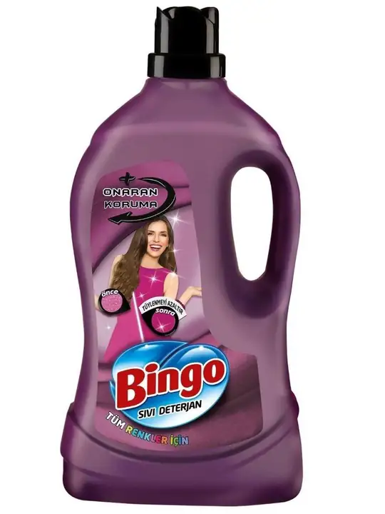 Bingo Flytande Tvättmedel för Färger (Återställande Skydd) 3L ✖ 6