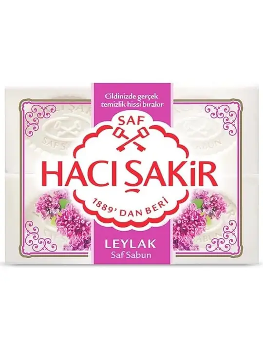 Haci Sakir Naturlig Ren Tvål - Syrén 4x150g ✖ 15