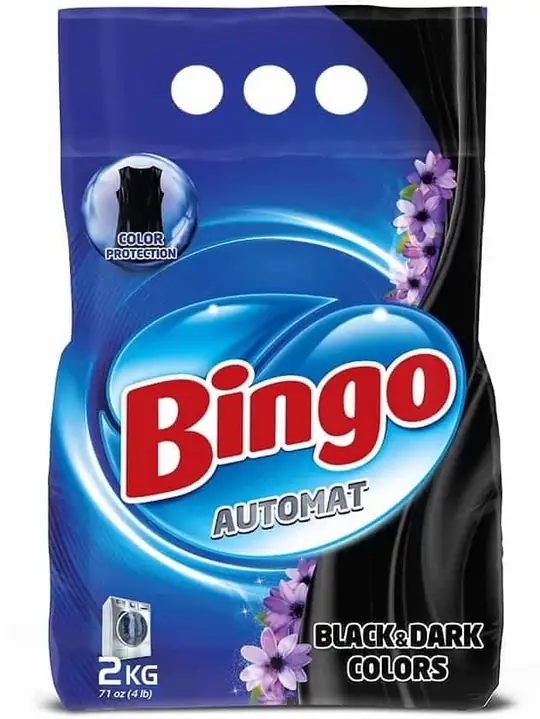 Bingo Tvättmedel för Svarta & Mörka Kläder (Färgskydd) - 2kg ✖ 6