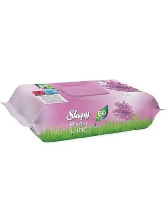 Sleepy Alkoholfri Våtservetter för Bebis (Syren) 80 st ✖ 16