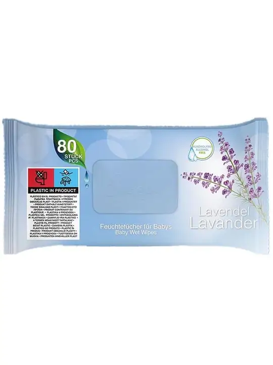 Sleepy Alkoholfri Våtservetter för Bebis (Lavendel) 80 st ✖ 16