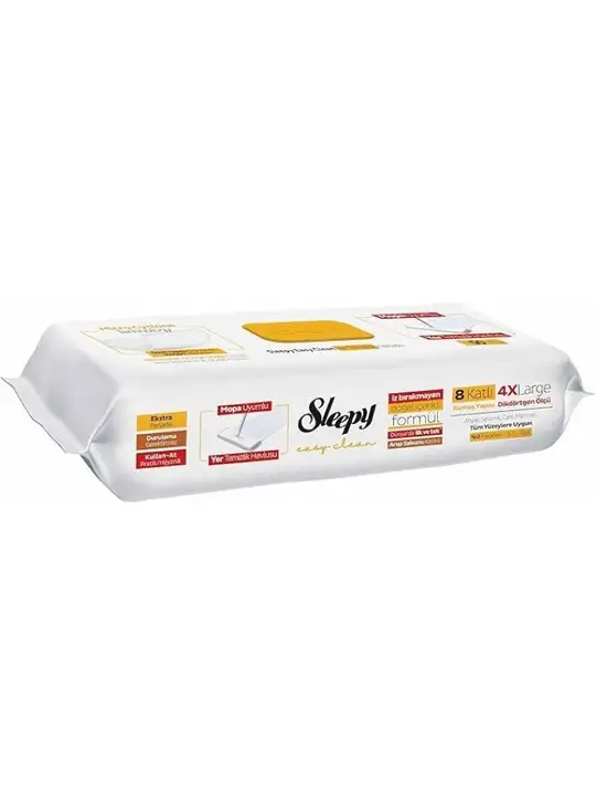 Sleepy Easy Clean Mopp-kompatibla Golvservetter (Örtsåpa) 50 st ✖ 4