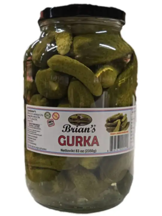 Brians Cornichons Gurka 2,35Kg ✖ 6