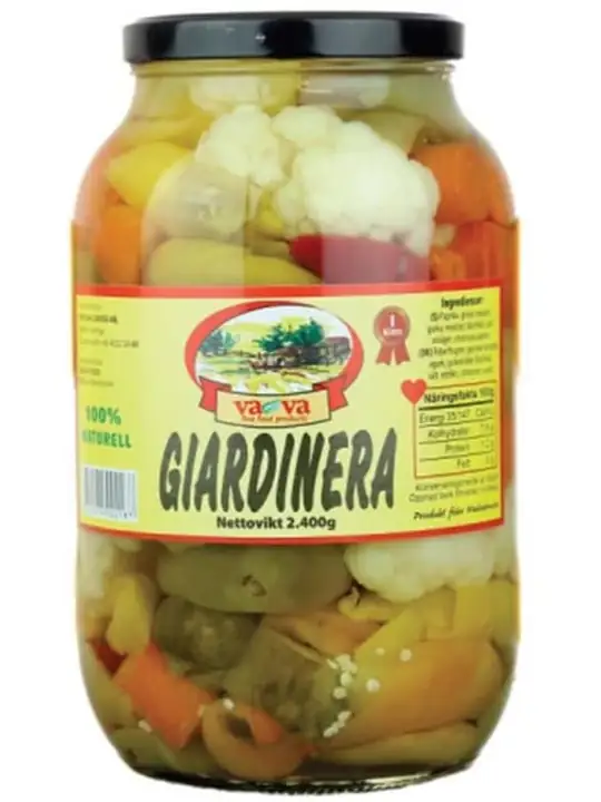 Va-Va Giardiniera Blandade Pickled Vegetables 2400g ✖ 6