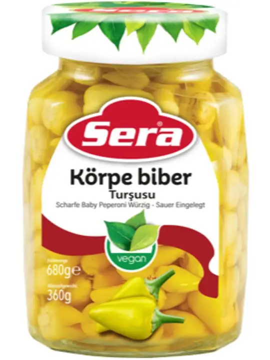 Sera Inlagda Baby Feferoni 680g ✖ 12