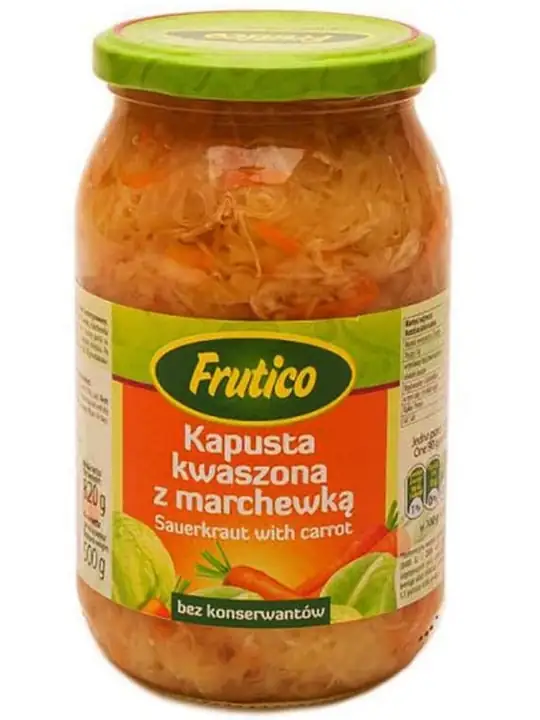 Frutico Surkål med Riven Morot 900ml ✖ 8