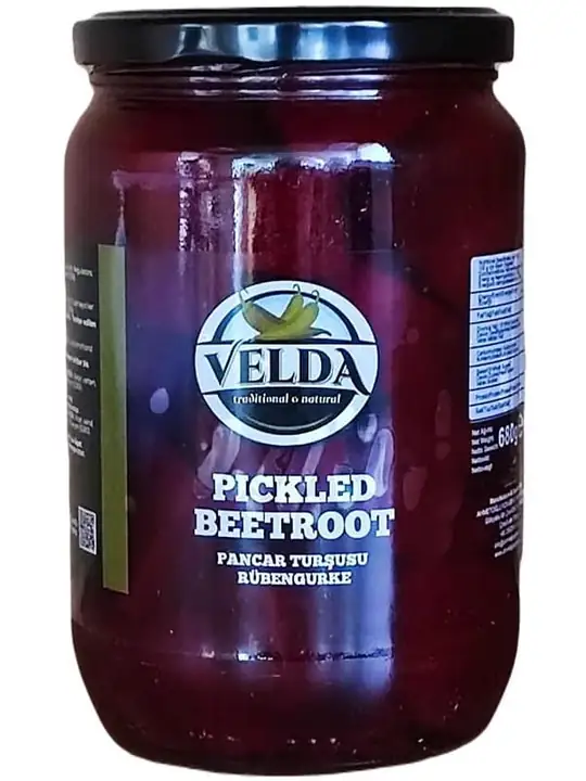 Velda Inlagda Rödbetor 720ml ✖ 12