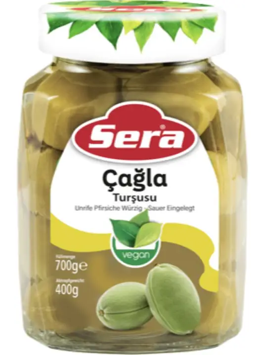 Sera Inlagda Gröna Mandlar 700g ✖ 12