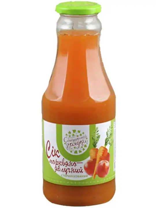 Babusina gryadka Morots- och äppeljuice 1L ✖ 6
