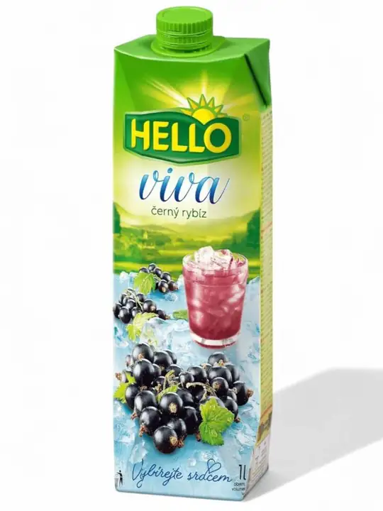 Hello Viva Svartvinbärs Nektar 1L ✖ 12