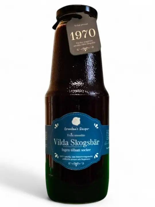 Grandma's Recepi 100% Färsk Pressad Vilda Bär Frukt Smoothie 1L ✖ 6