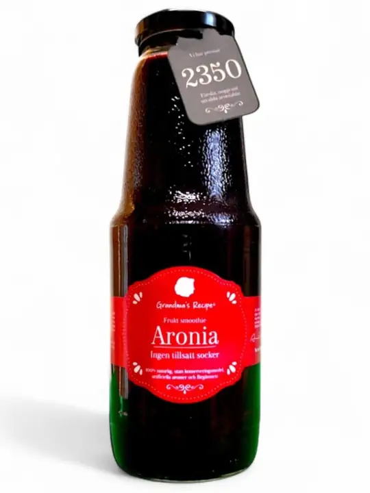 Grandma's Recepi 100% Färsk Pressad Arona Bär Frukt Smoothie 1L ✖ 6