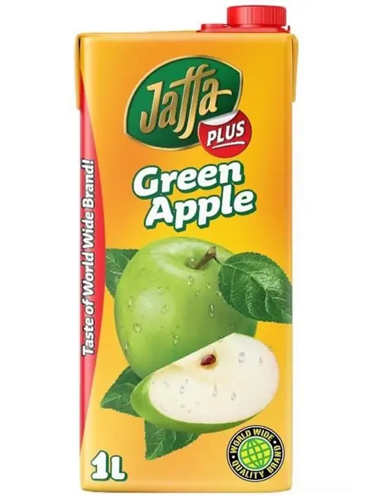 Jaffa Plus Grön Äppeldryck 1L ✖ 12