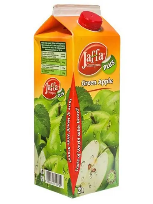 Jaffa Plus Grön Äppeldryck 2L ✖ 6