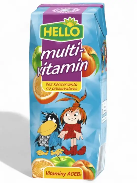 Hello Mini Vitamindryck Multivitamin Juice 18x250ml