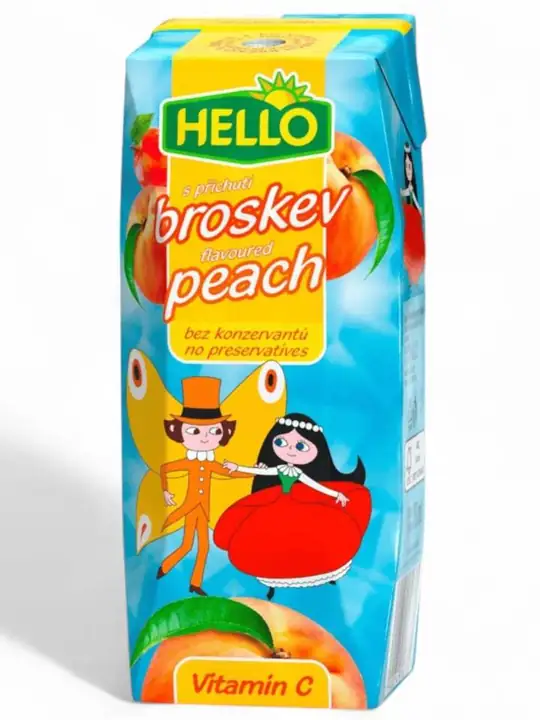 Hello Mini Vitamindryck Persika Juice 18x250ml
