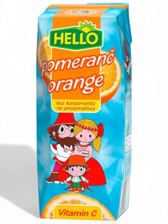 Hello Mini Vitamindryck Apelsin Juice 18x250ml