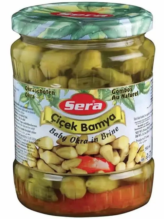 Sera Konserverad Små Okra Cicek 580ml ✖ 12