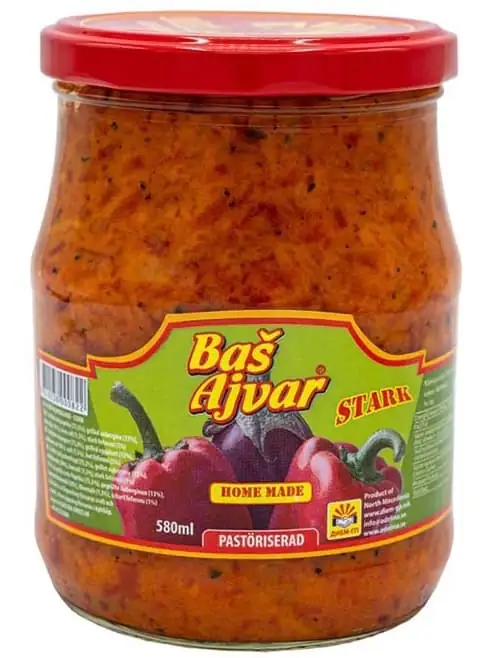 Bas Ajvar Hemlagad Stark Ajvar 580ml ✖ 12