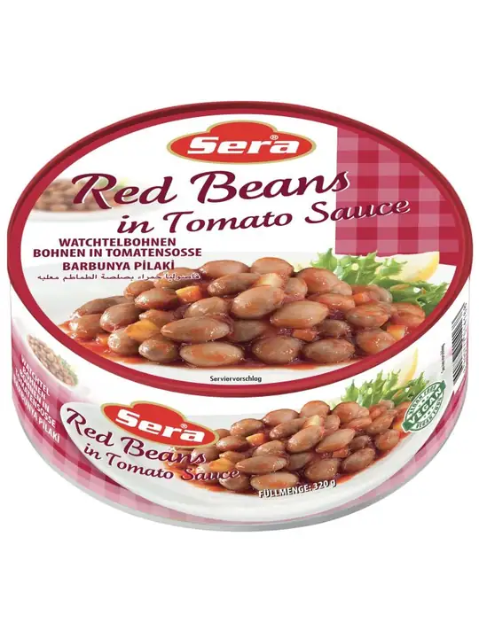 Sera Färdigmat Borlottibönor i Tomatsås 320g ✖ 12