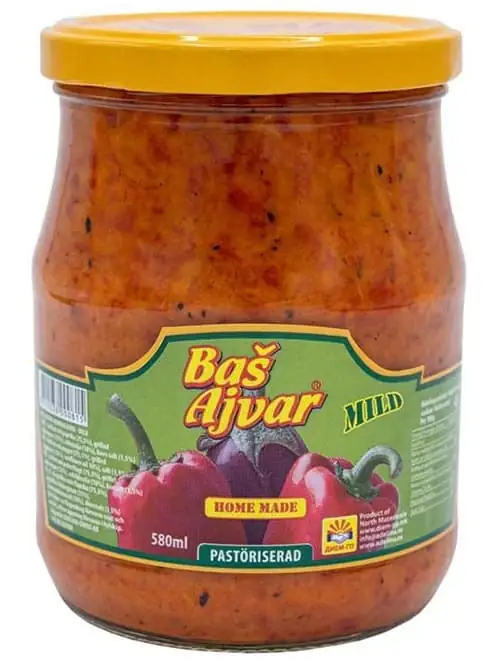 Bas Ajvar Hemlagad Mild Ajvar 580ml ✖ 12