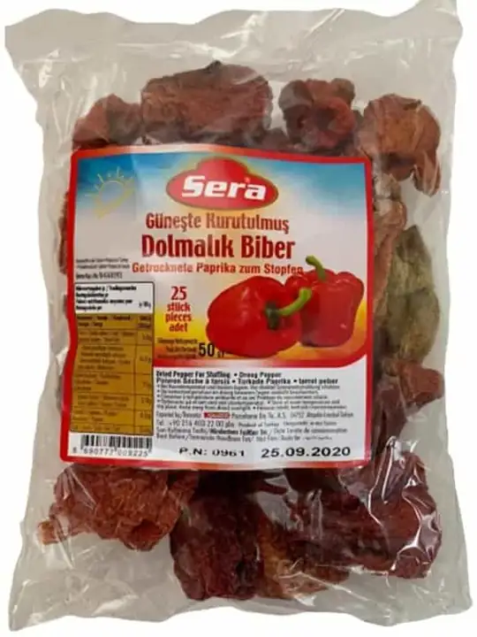 Sera Soltorkad Paprika (25 Stycken) ✖ 20