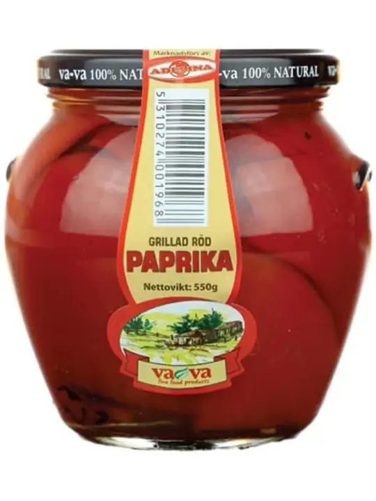 Va-Va Grillad Paprika 550g ✖ 6