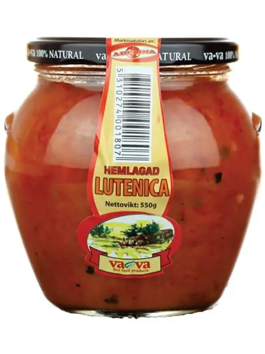 Va-Va Hemlagad Lutenica 550g ✖ 6