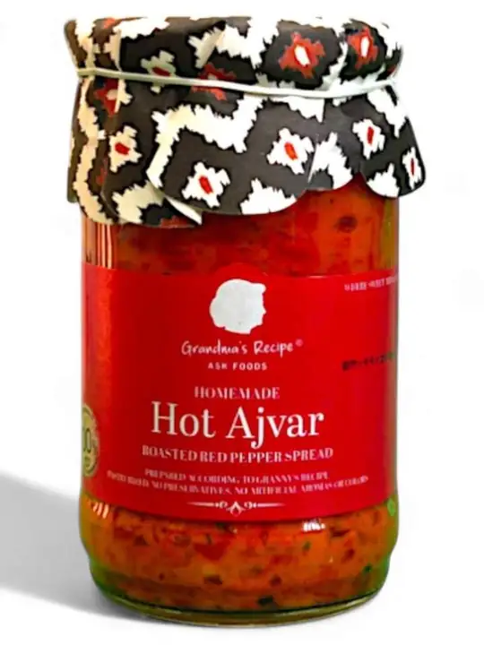 Grandma's Recepi Hemgjord Ajvar Stark 300g ✖ 12