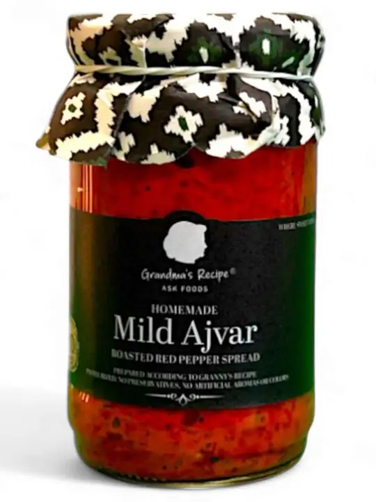 Grandma's Recepi Hemgjord Ajvar Mild 300g ✖ 12