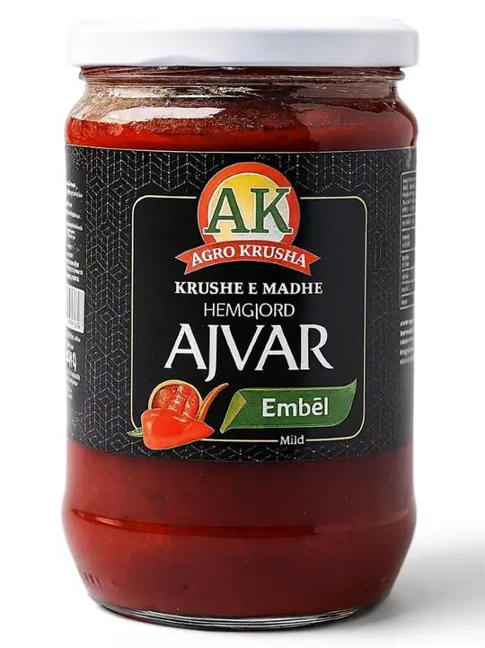Agro Krusha Hemgjord Ajvar Mild 720g ✖ 12