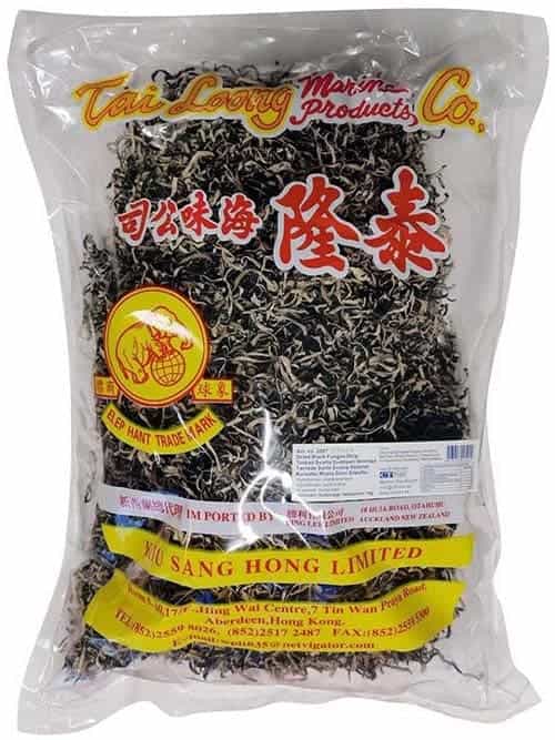 Tai Loong Torkad Svart Svamp i Strimlor 1kg ✖ 10
