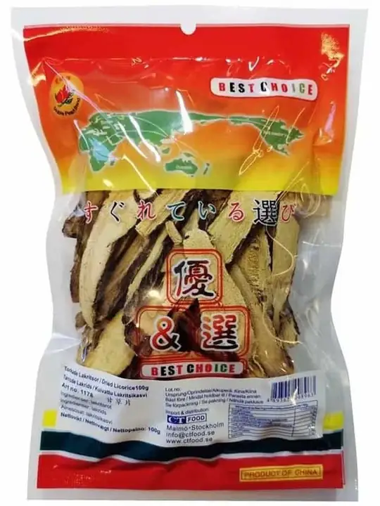 Best Choice Torkade Lakritsskivor 100g ✖ 25