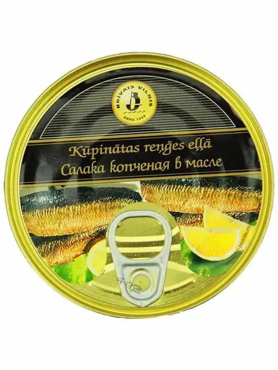 Brivais Vilnis Rökt Sill i Olja 240g ✖ 48