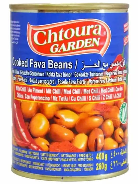 Chtoura Garden Stark Kokta Bondbönor - Foul Medames 400g ✖ 24