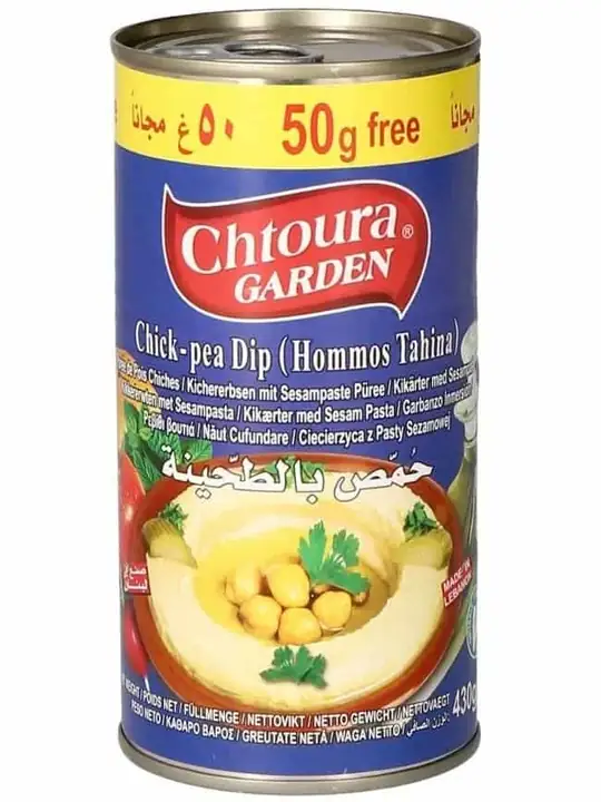 Chtoura Garden Hummus med Tahini 430g ✖ 24